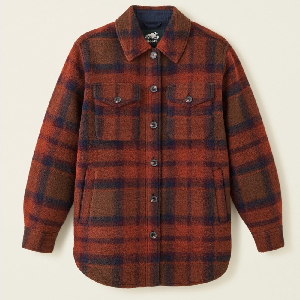 Roots Plaid Seymour Shacket